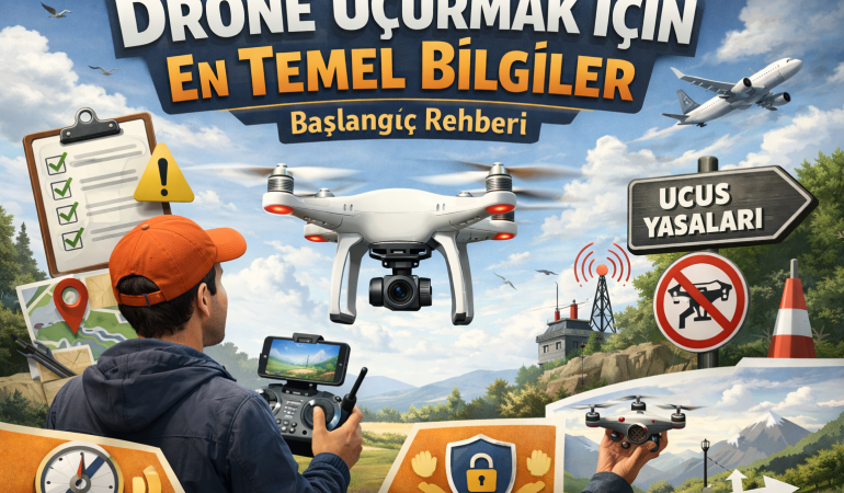 Drone Uçurmak İçin En Temel Bilgiler?