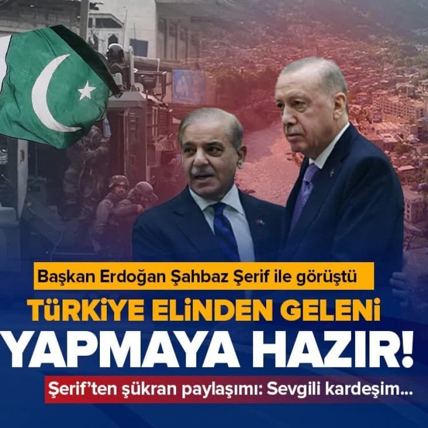 Cumhurbaşkanı Erdoğan’dan Pakistan Başbakanı Şerif ile Kritik Görüşme: Türkiye’den Tam Destek Mesajı?