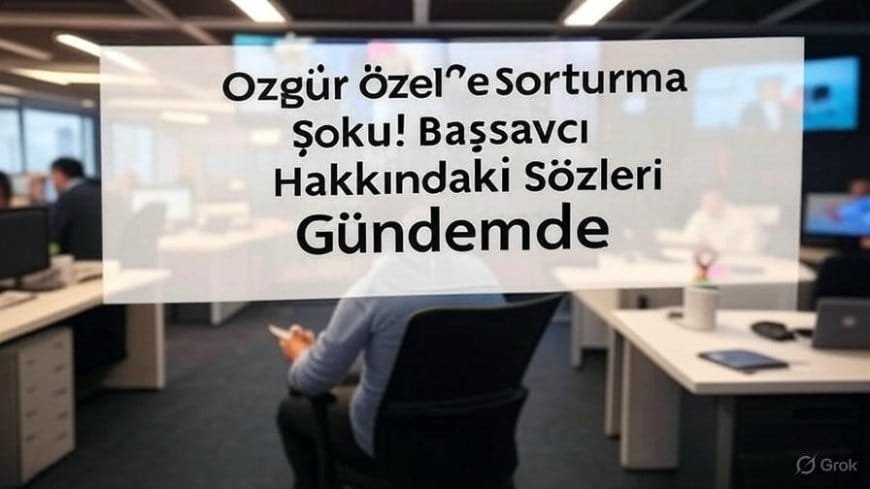Özgür Özel’e Soruşturma Şoku! Başsavcı Hakkındaki Sözleri Gündemde