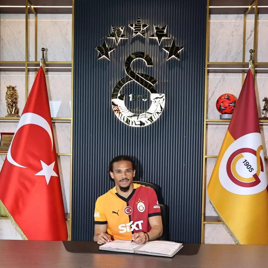 Galatasaray, Leroy Sané ile 3 Yıllık Sözleşme İmzaladı