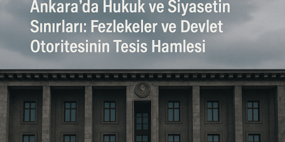 Ankara’da Hukuk ve Siyasetin Sınırları: Fezlekeler ve Devlet Otoritesinin Tesis Hamlesi?