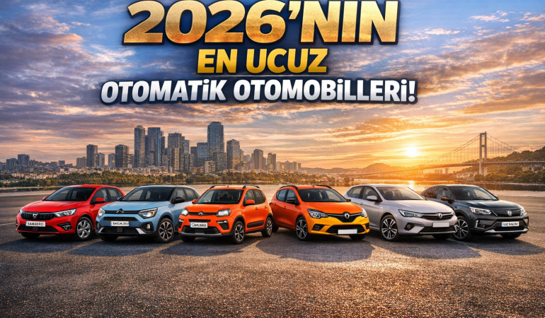 2026’da Türkiye’de En Ucuz Otomatik Vitesli Sıfır Otomobiller Listelendi?