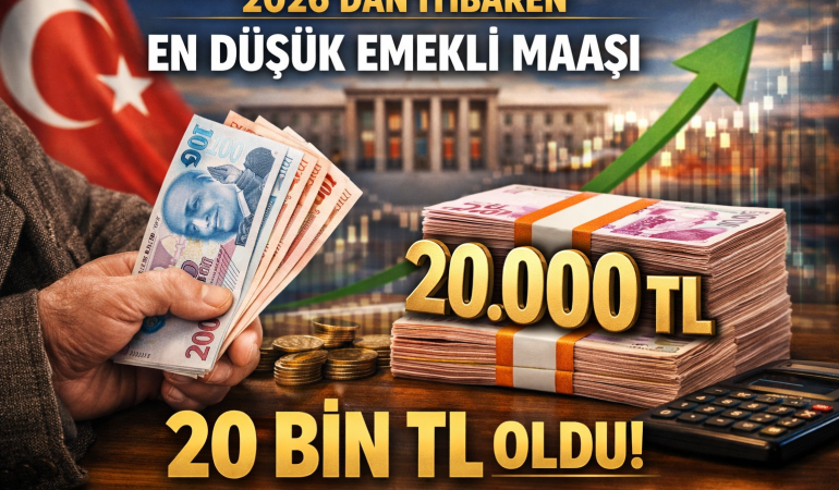 2026 Emekli Maaşı Kararı Netleşti: En Düşük Emekli maaşı 20 Bin TL oldu?