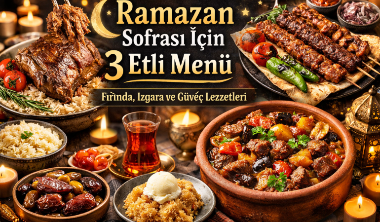 Ramazan Sofrası İçin 6 Kişilik 3 Özel Et Menüsü?
