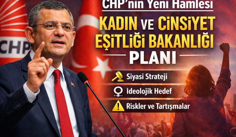 CHP’den Yeni Hamle: “Kadın ve Cinsiyet Eşitliği Bakanlığı” Planı?