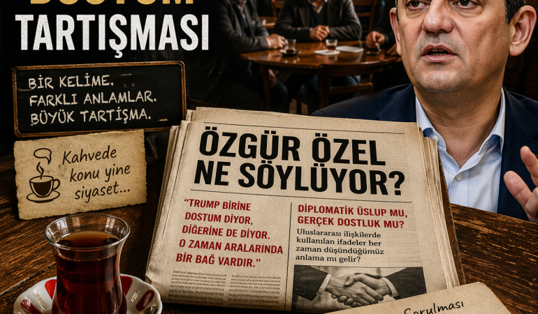 Siyasette “Dostum” Tartışması: Özgür Özel Ne Söylüyor?