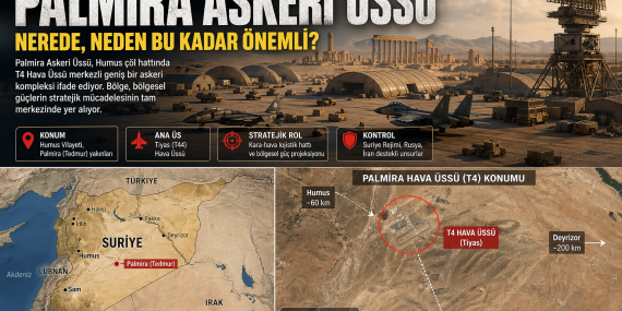 Palmira Askeri Üssü Nerede? Suriye’nin Stratejik Noktası?