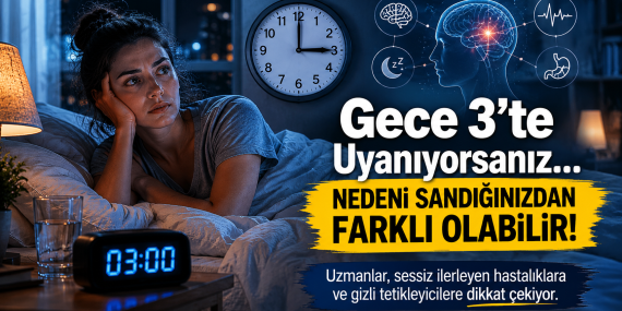 Gece 3’te Uyanıyorsanız Nedeni Sandığınızdan Farklı Olabilir?