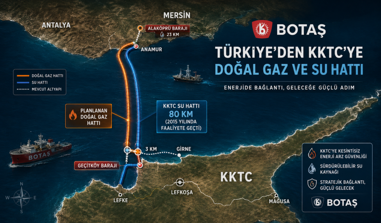 BOTAŞ’ın KKTC Hamlesi: Mavi Vatan’ın Enerji Ayağı mı Kuruluyor?