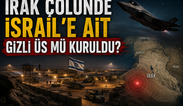 Irak Çölünde İsrail’e Ait Gizli Üs Mü Kuruldu?