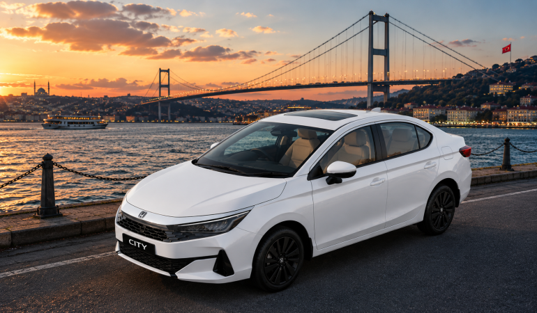 2026 Honda City Tasarımı Sızdı: Daha Sert, Daha Dijital?