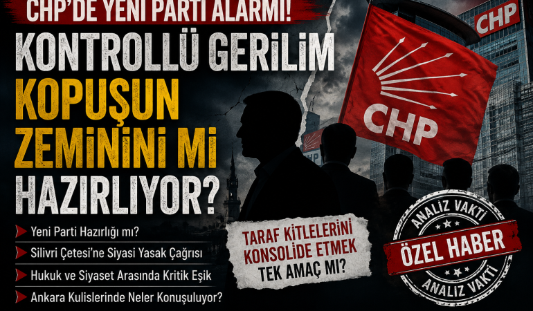 CHP’de Yeni Parti Alarmı: Ankara’da Kritik Ayrışma?