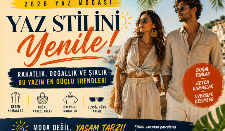 2026 Yaz Modasında Yeni Dönem: Rahatlık ve Şıklık Bir Arada?