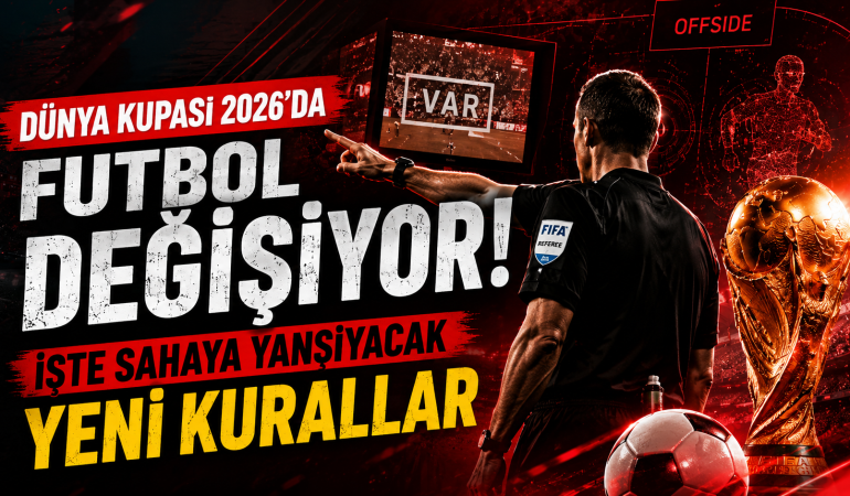 Dünya Kupası 2026’da Futbol Kuralları Değişiyor: İşte Sahaya Yansıyacak Yeni Kurallar?