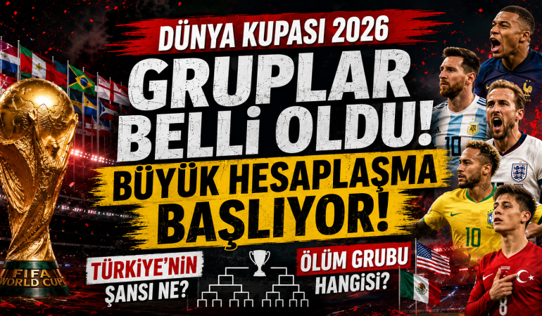 Dünya Kupası 2026 Gruplarında Büyük Hesaplaşma: Türkiye’nin Şansı Ne, Ölüm Grubu Hangisi?