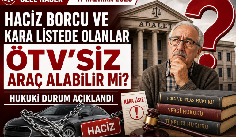 Emekliye ÖTV’siz Araç: Haciz Borcu ve Kara Listede Olanlar Yararlana Bilir mi?