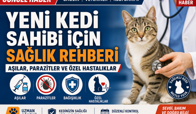 Yeni Kedi Sahibi İçin Sağlık Rehberi: Aşılar, Parazitler ve Özel Hastalıklar?