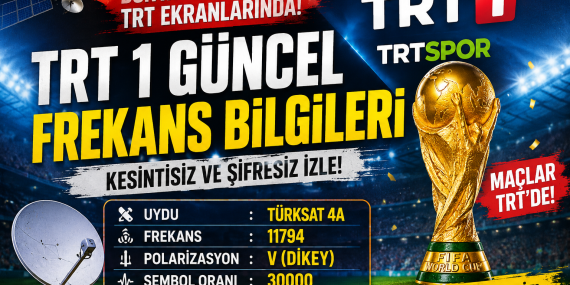 TRT 1 Dünya Kupası Frekansı 2026: Şifresiz İzlemenin Yolu?