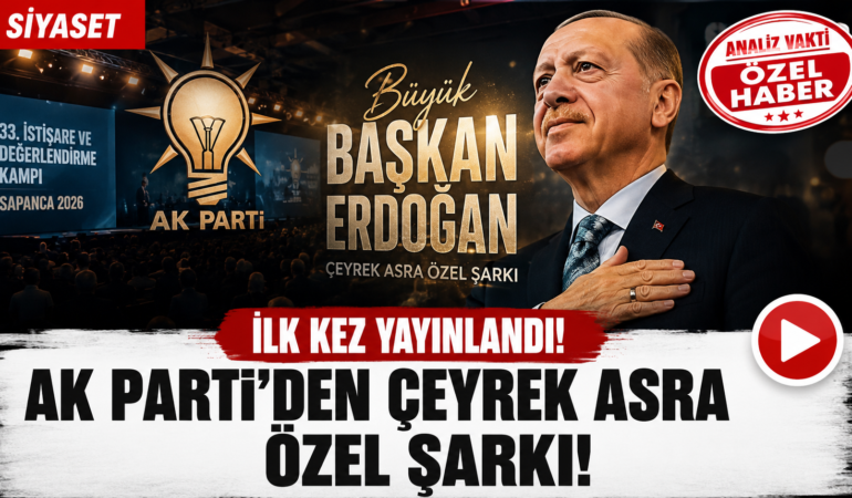 AK Parti’den Çeyrek Asra Özel Şarkı! İlk Kez Yayınlandı?