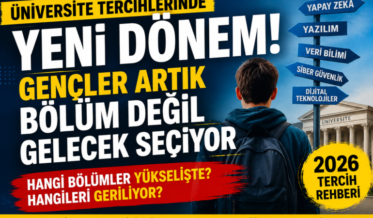 Üniversite Tercihlerinde Yeni Dönem: Gençler Artık Bölüm Değil Gelecek Seçiyor?