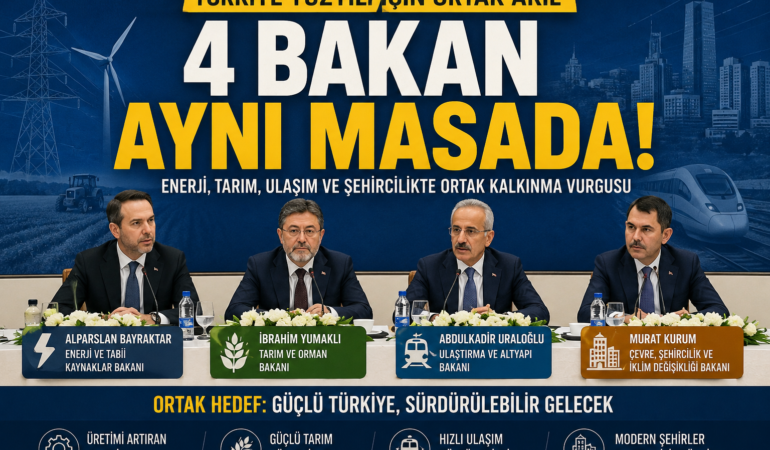 Bakanlar Aynı Masada: Türkiye’nin Ekonomi Vizyonunda Yeni Dönem?