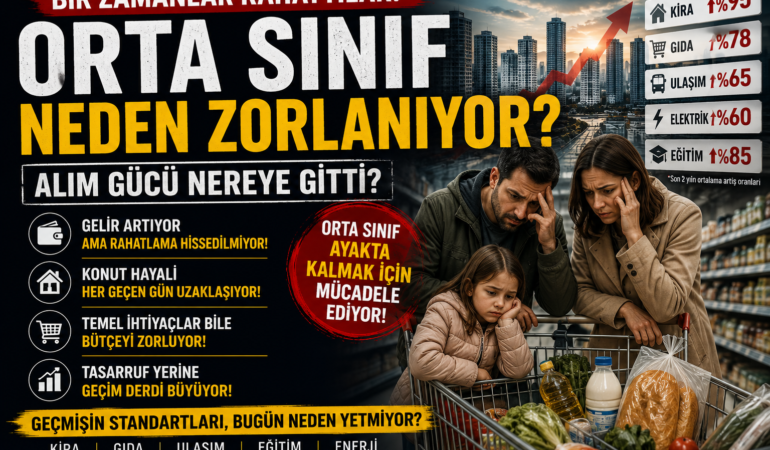 Orta Sınıf Neden Zorlanıyor? Alım Gücü Nereye Gitti?