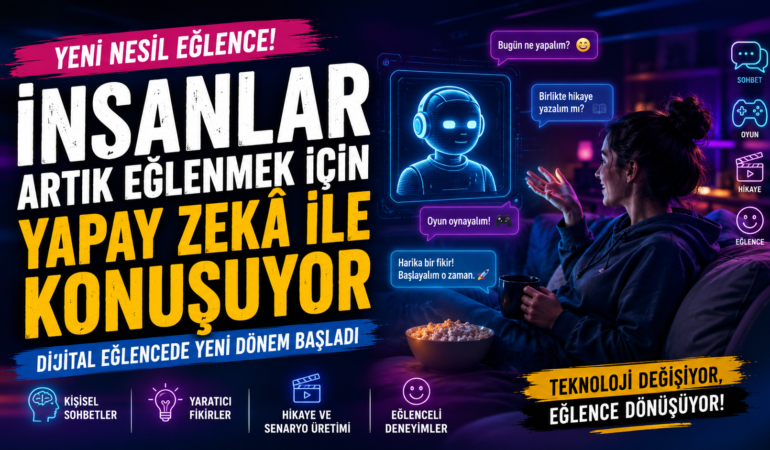 İnsanlar Artık Eğlenmek İçin Yapay Zekâ ile Konuşuyor?