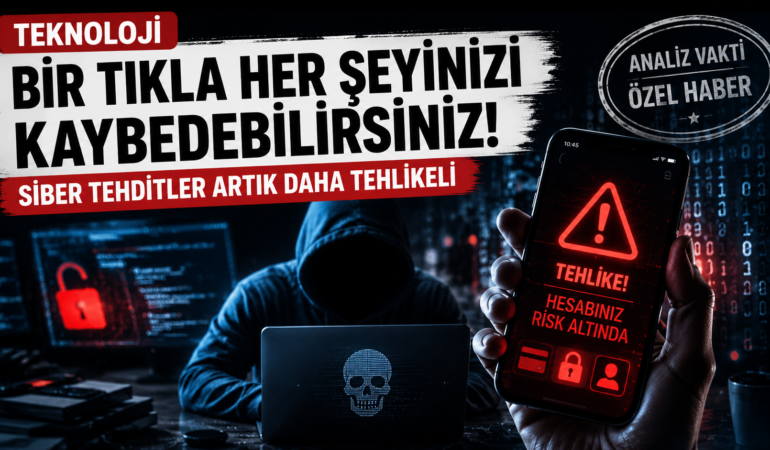 Bir Tıkla Her Şeyinizi Kaybedebilirsiniz: Siber Tehditler Artıyor?