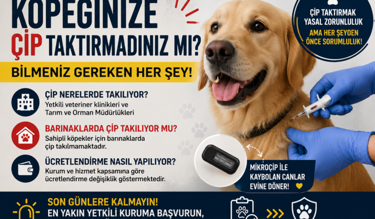 Köpeğinize Çip Taktırmadınız mı? İşte Bilmeniz Gereken Her Şey