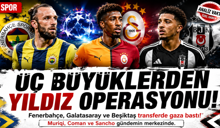 Süper Lig Devlerinden Transfer Atağı! Üç Büyükler Avrupa Yıldızlarının Peşinde?