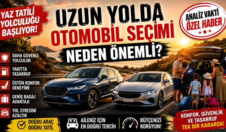 Uzun Yolda Otomobil Seçimi Neden Önemli? Tatil Yolculuğunun Konforunu ve Güvenliğini Belirleyen Kritik Tercih?