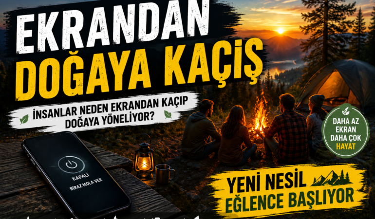 Ekrandan Doğaya Kaçış: Eğlence Anlayışı Değişiyor?