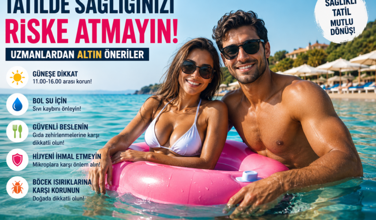 Tatilde Sağlığınızı Riske Atmayın! En Sık Yapılan 10 Kritik Hata?