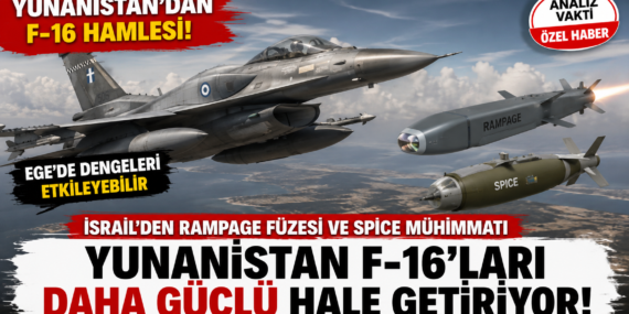 Yunanistan’dan F-16 Hamlesi! İsrail Füzeleri Ege Dengelerini Etkileyebilir?