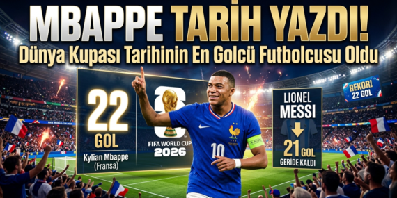 Mbappe Tarih Yazdı! Messi’nin Rekorunu Geride Bıraktı