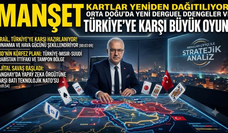 Orta Doğu’da Kartlar Yeniden Dağıtılıyor: Türkiye’ye Karşı İsrail Hazırlığı ve ABD’nin Yeni Stratejisi?