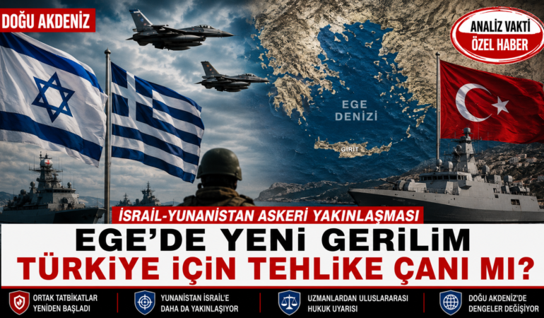 İsrail-Yunanistan Yakınlaşması Doğu Akdeniz’i Isıtıyor: Atina Yeni Bir Hesaplaşmanın Eşiğinde mi?