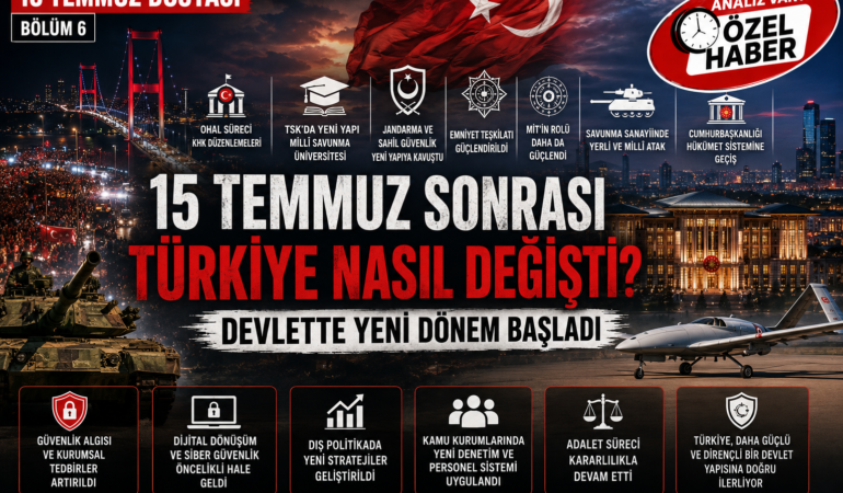15 Temmuz Sonrası Türkiye Nasıl Değişti? Devlette Yeni Dönem (Bölüm 6)?