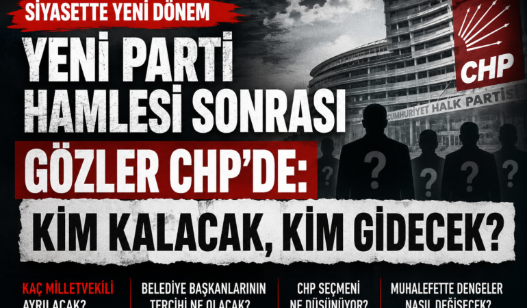 Yeni Parti Hamlesi Sonrası Gözler CHP’de: Kim Kalacak, Kim Gidecek?