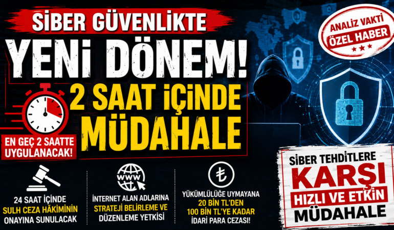Siber Güvenlikte Kritik Dönem! 2 Saat İçinde Müdahale Zorunluluğu Geliyor?