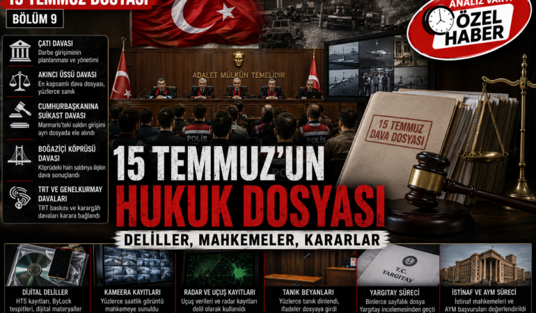 15 Temmuz’un Hukuk Dosyası: Çatı Davasından Yargıtay Kararlarına Uzanan Süreç (Bölüm 9)?