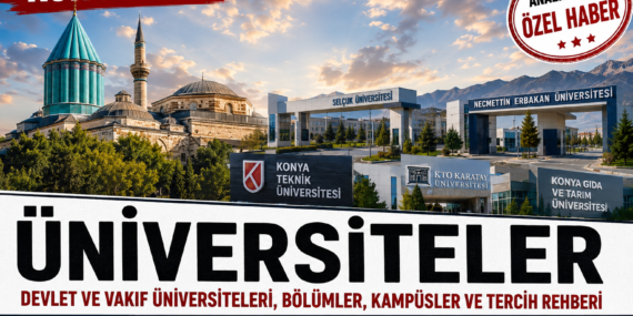 Konya’daki Üniversiteler: Devlet ve Vakıf Üniversiteleri, Bölümler, Kampüsler ve Tercih Rehberi
