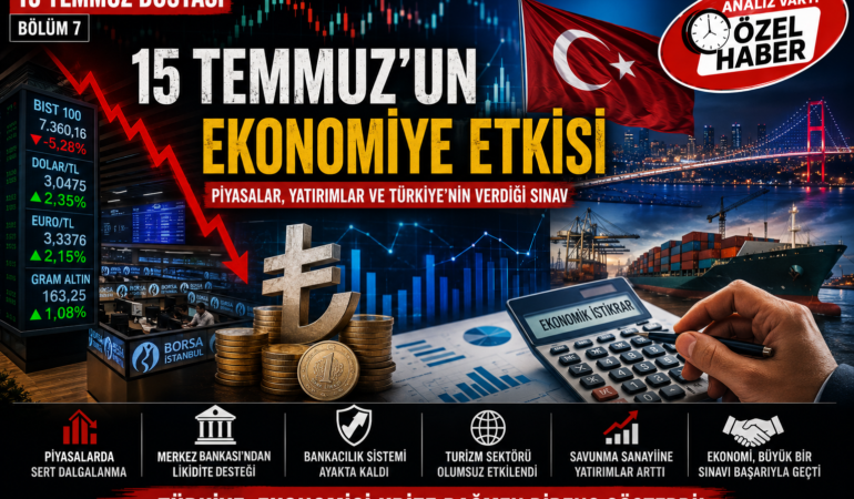 15 Temmuz’un Ekonomiye Etkisi: Piyasalar, Yatırımlar ve Türkiye’nin Verdiği Sınav (Bölüm 7)?