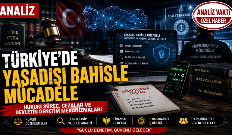 Türkiye’de Yasadışı Bahisle Mücadele: Hukuki Süreç, Cezalar ve Devletin Denetim Mekanizmaları?