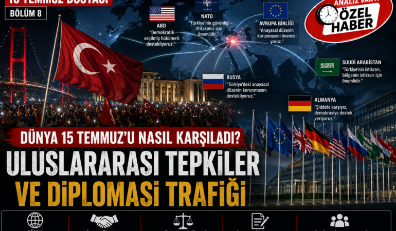 Dünya 15 Temmuz’u Nasıl Karşıladı? Uluslararası Tepkiler ve Diplomasi Trafiği (Bölüm 8)?