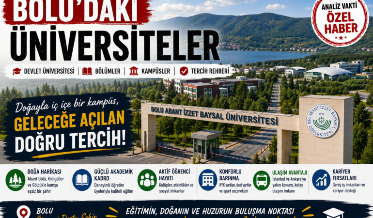 Bolu’daki Üniversiteler: Devlet Üniversitesi, Bölümler, Kampüsler ve Tercih Rehberi