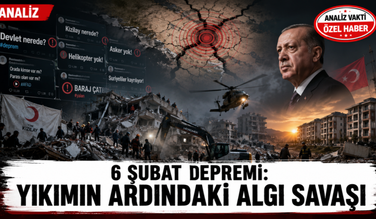 6 Şubat Depremi: Yıkımın Ardındaki Algı Savaşı?